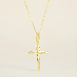 Pendentif Haley Croix Or Jaune