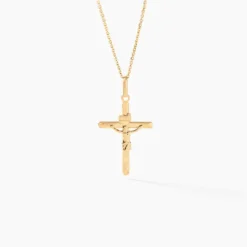 Pendentif Haley Croix Or Jaune