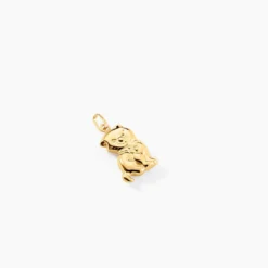 Pendentif Hayate Chat Or Jaune