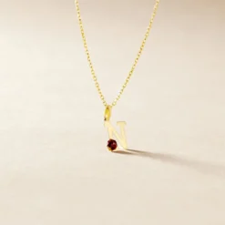 Pendentif Helidie Coccinelle Lettre Or Jaune
