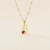 Pendentif Helidie Coccinelle Lettre Or Jaune