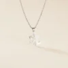Pendentif Herbertine Flocon Or Blanc
