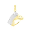 Pendentif Hillel Cheval Or Bicolore
