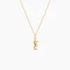 Pendentif Illide Hippocampe Or Jaune