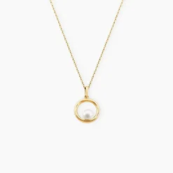 Pendentif Imelie Or Jaune Perle De Culture