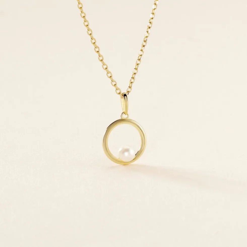 Pendentif Imelie Or Jaune Perle De Culture