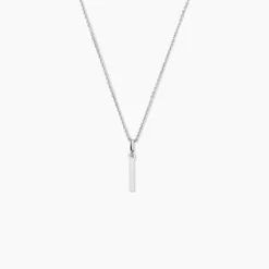 Pendentif Ionia Lettre Or Blanc