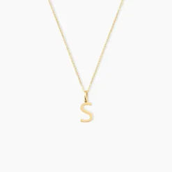 Pendentif Ionia Lettre Or Jaune