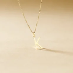 Pendentif Ionia Lettre Or Jaune
