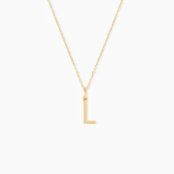 Pendentif Ionia Lettre Or Jaune