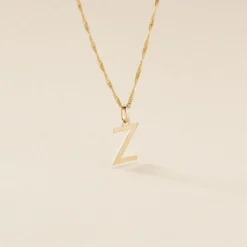 Pendentif Ionia Lettre Or Jaune