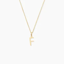 Pendentif Ionia Lettre Or Jaune