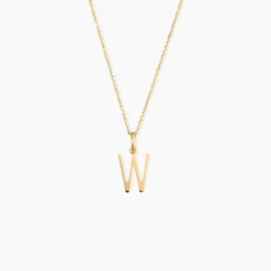 Pendentif Ionia Lettre Or Jaune