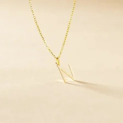 Pendentif Ionia Lettre Or Jaune