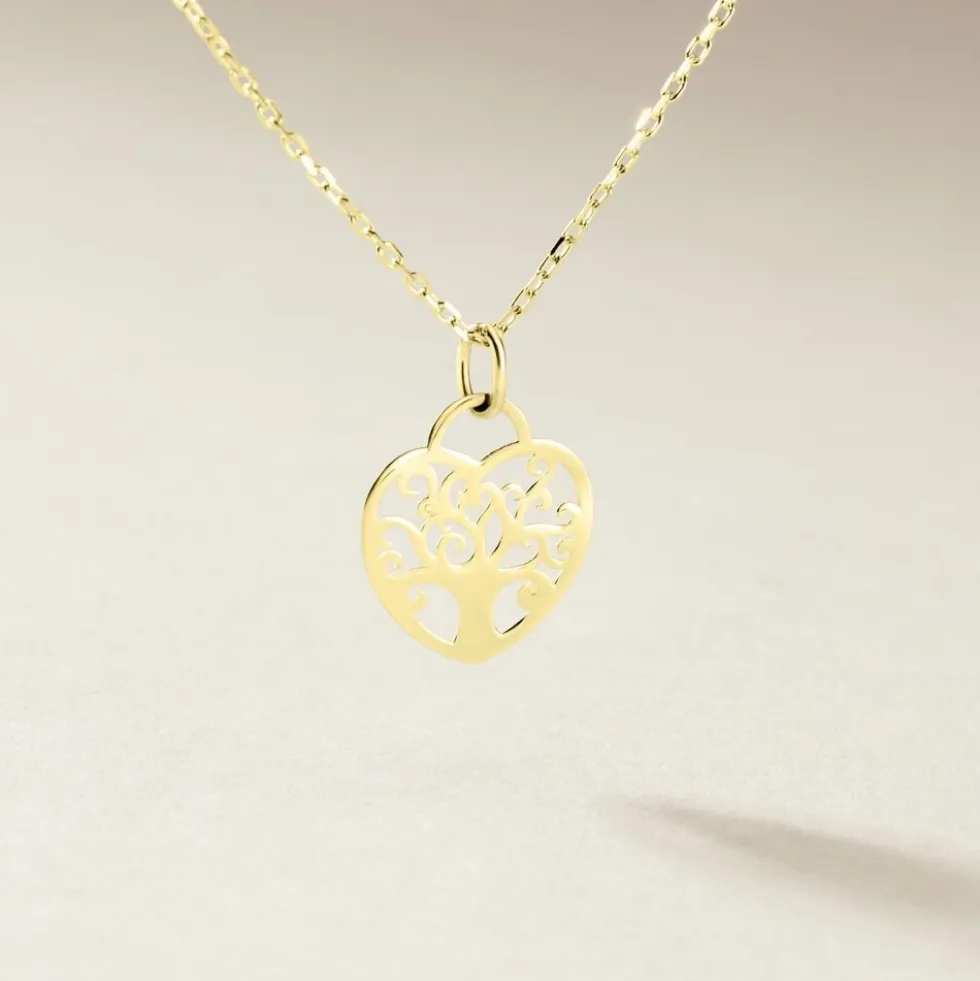 Pendentif Ivane Arbre De Vie Or Jaune