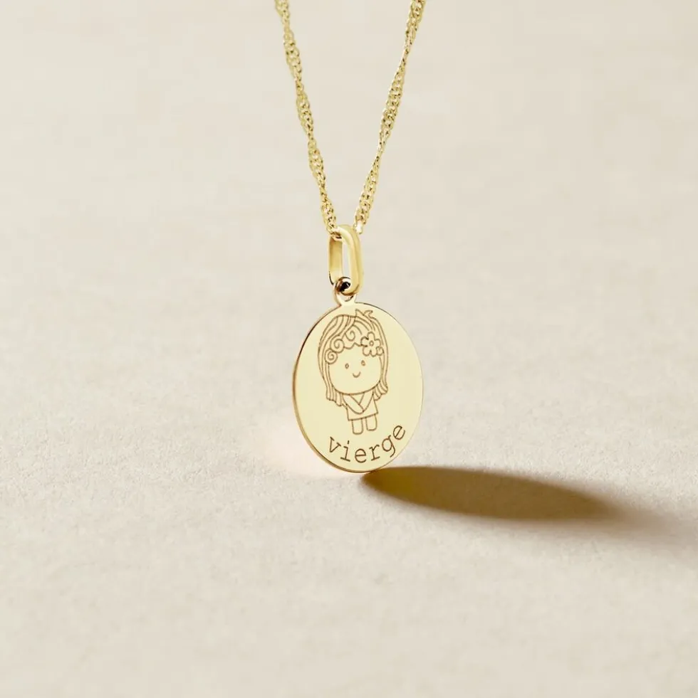 Pendentif Jannila Zodiaque Or Jaune