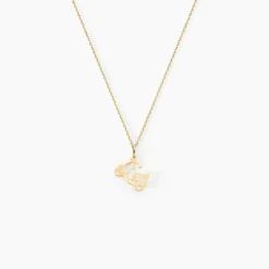 Pendentif Julius Scooter Or Jaune