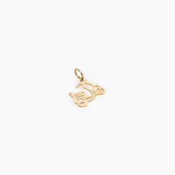 Pendentif Julius Scooter Or Jaune