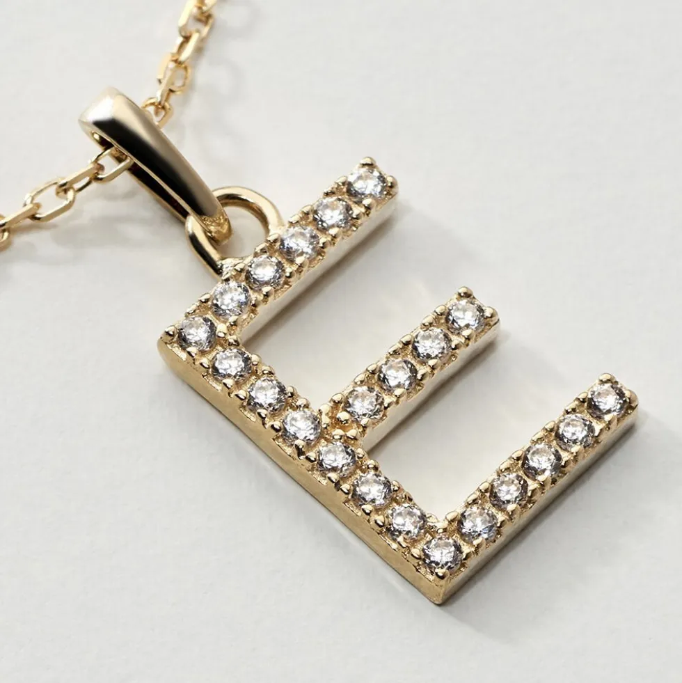 Pendentif Klementine Or Jaune Oxyde De Zirconium