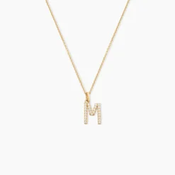 Pendentif Klementine Or Jaune Oxyde De Zirconium