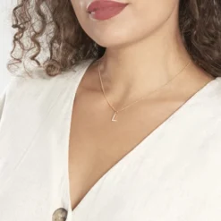 Pendentif Klementine Or Jaune Oxyde De Zirconium