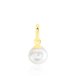 Pendentif Lenonie Or Jaune Perle De Culture