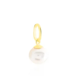 Pendentif Lenonie Or Jaune Perle De Culture