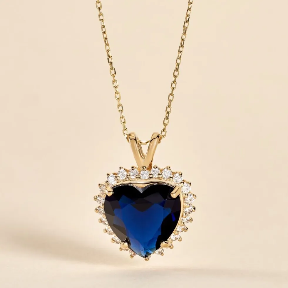 Pendentif Nelsa Plaqué Or Jaune Oxyde De Zirconium