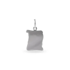 Pendentif Omayra Argent Blanc