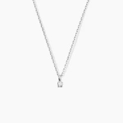 Pendentif One Or Blanc Diamant