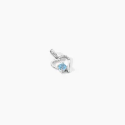 Pendentif Or Blanc Godoleva Topaze