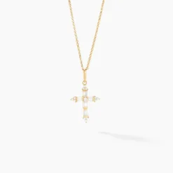 Pendentif Or Jaune Neottie Oxydes