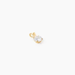 Pendentif Or Jaune Oxyde De Zirconium