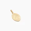 Pendentif Or Jaune Vierge A L'enfant