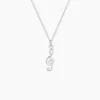 Pendentif Pio Argent Blanc