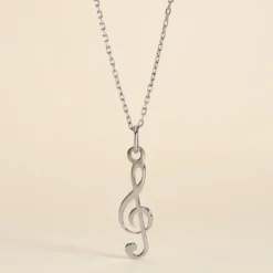 Pendentif Pio Argent Blanc