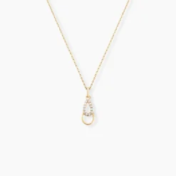 Pendentif Revelyne Or Jaune Oxyde De Zirconium
