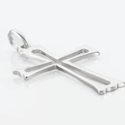 Pendentif Romayssa Argent Blanc