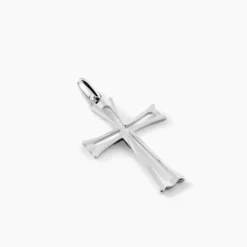 Pendentif Romayssa Argent Blanc