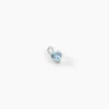 Pendentif Salona Or Blanc Topaze