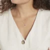 Pendentif Salvy Or Jaune Oxyde De Zirconium