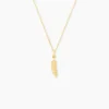 Pendentif Scabieuse Or Jaune