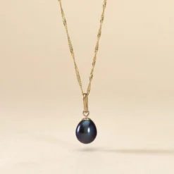 Pendentif Severiane Or Jaune Perle De Culture