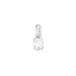 Pendentif Victoria Or Blanc Diamant
