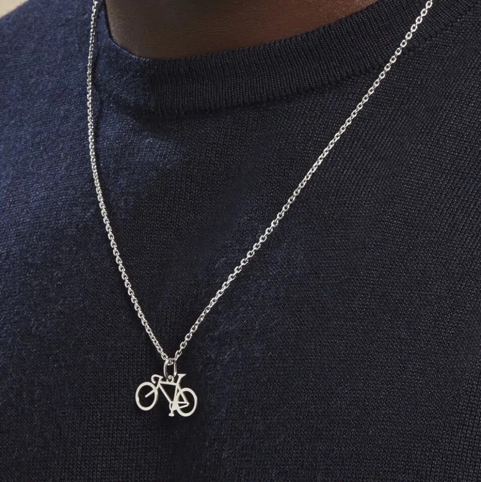 Pendentif Vince Argent Blanc