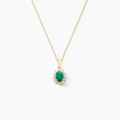 Pendentif Vladimir Or Jaune Rubis Diamants
