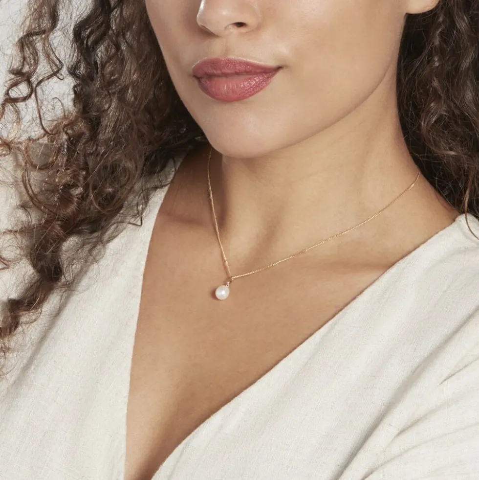 Pendentif Yoela Or Jaune Perle De Culture