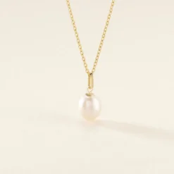Pendentif Yoela Or Jaune Perle De Culture