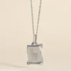 Pendentif Zodiaque Parchemin Argent Blanc