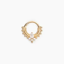 Piercing Ailbhe Or Jaune Oxyde De Zirconium